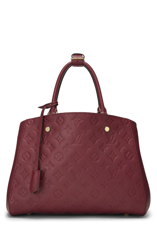Louis Vuitton, Aurore Monogram Empreinte Montaigne MM, Purple