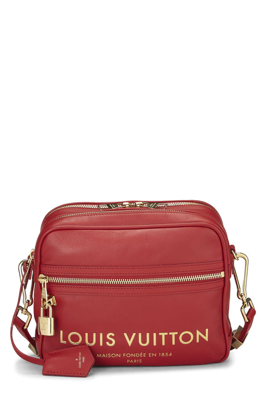 Louis Vuitton, Red Leather Paname Takeoff, Red
