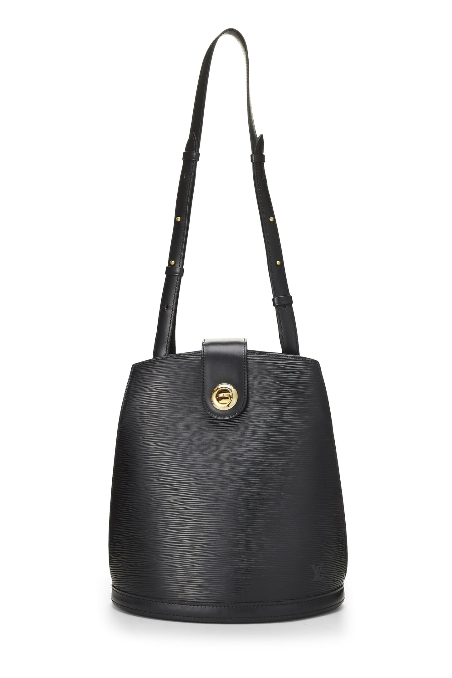 Louis Vuitton, Black Epi Cluny, Black