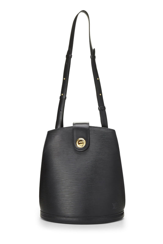 Louis Vuitton, Black Epi Cluny, Black