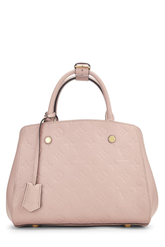 Louis Vuitton, Pink Monogram Empreinte Montaigne, Pink