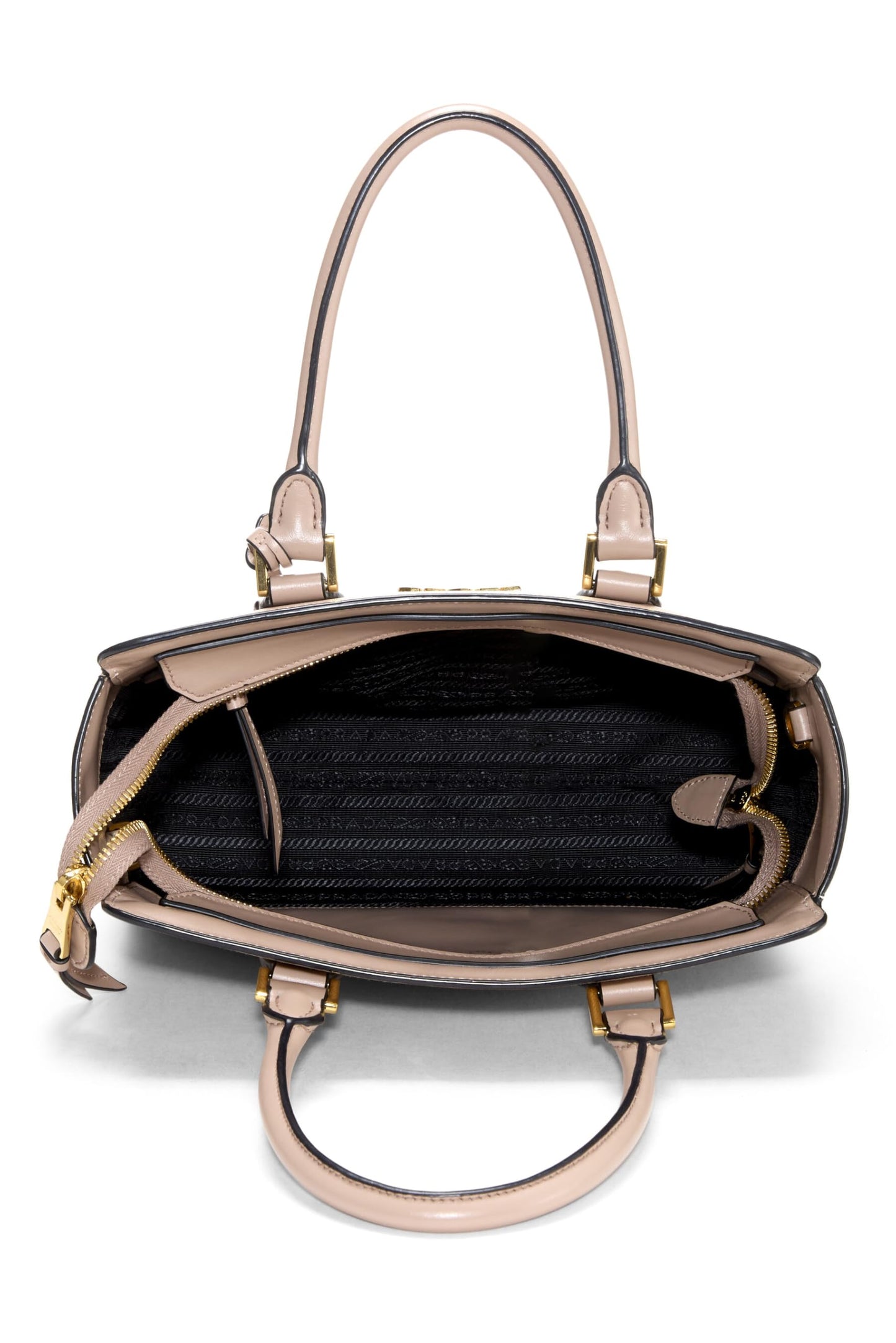 Prada, Pink Saffiano Convertible Handbag Small, Pink