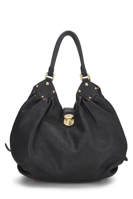 Louis Vuitton, Black Monogram Mahina Large, Black
