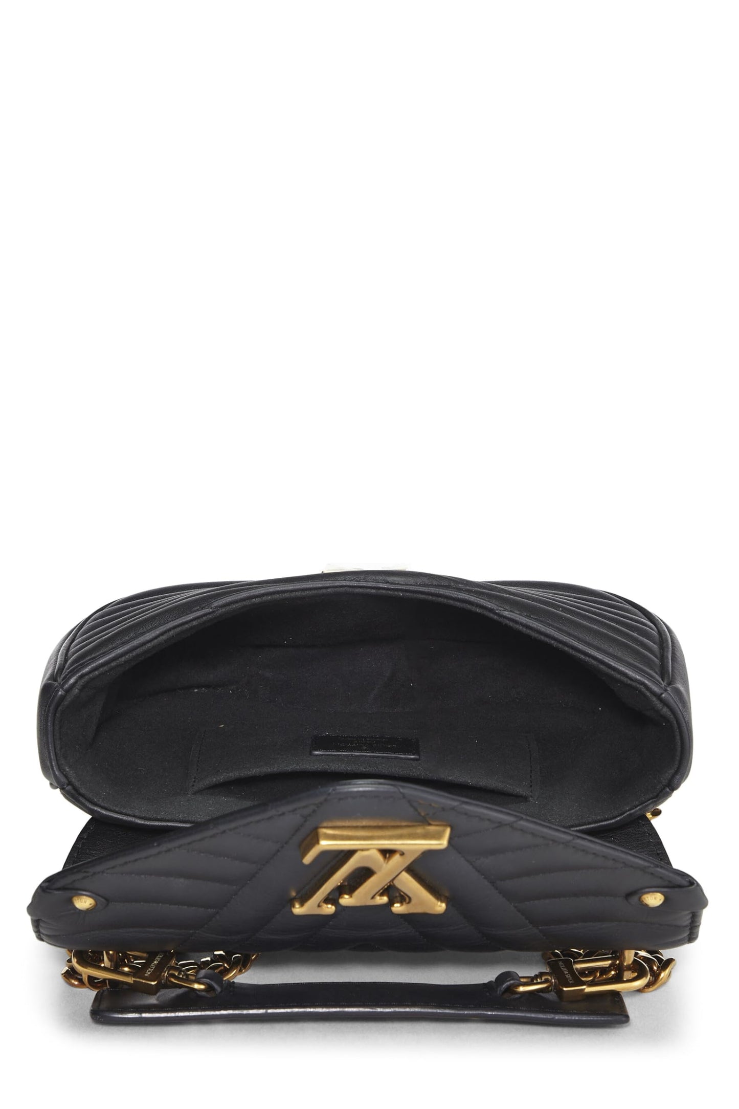 Louis Vuitton, Black Calfskin New Wave Heart Bag, Black