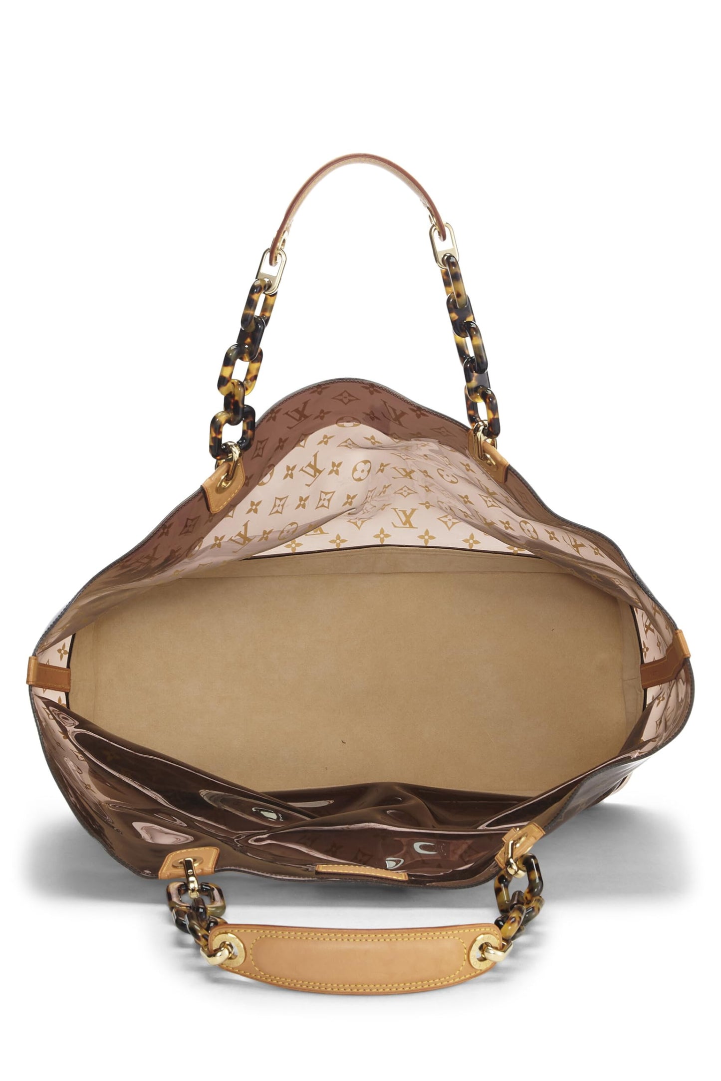Louis Vuitton, Brown Monogram Vinyl Ambre Cabas GM, Brown