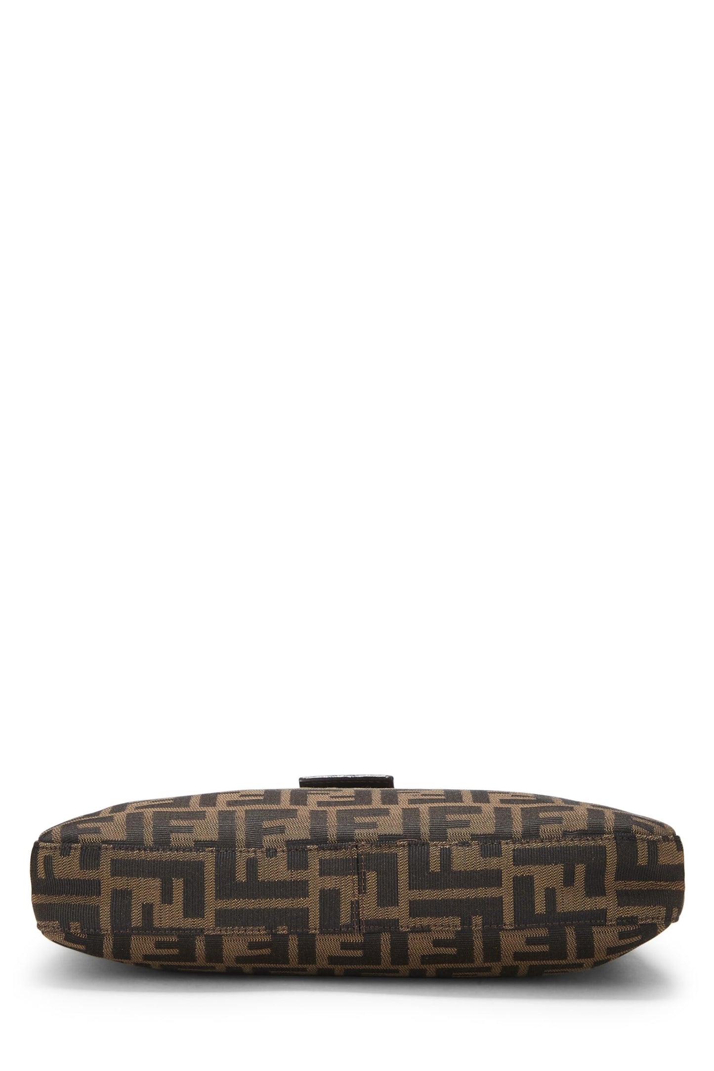 Fendi, Brown Zucca Canvas Shoulder Bag, Brown