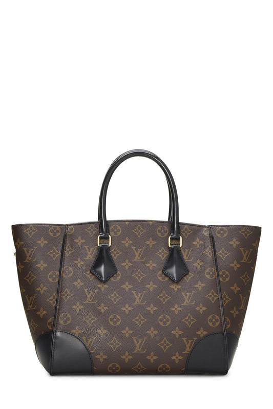 Louis Vuitton, Black Monogram Canvas Phenix MM, Black