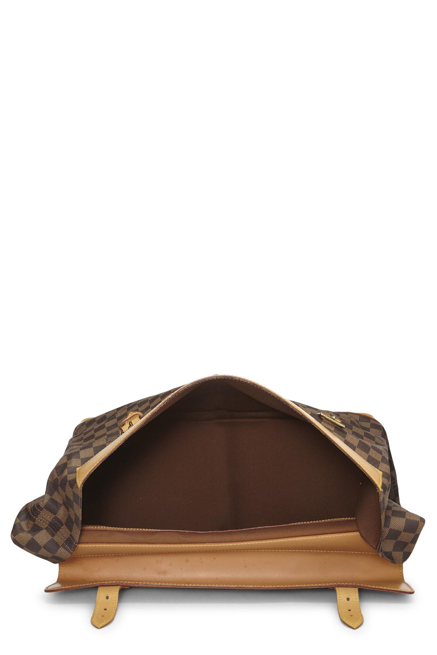 Louis Vuitton, Damier Ebene Canvas Clipper, Brown