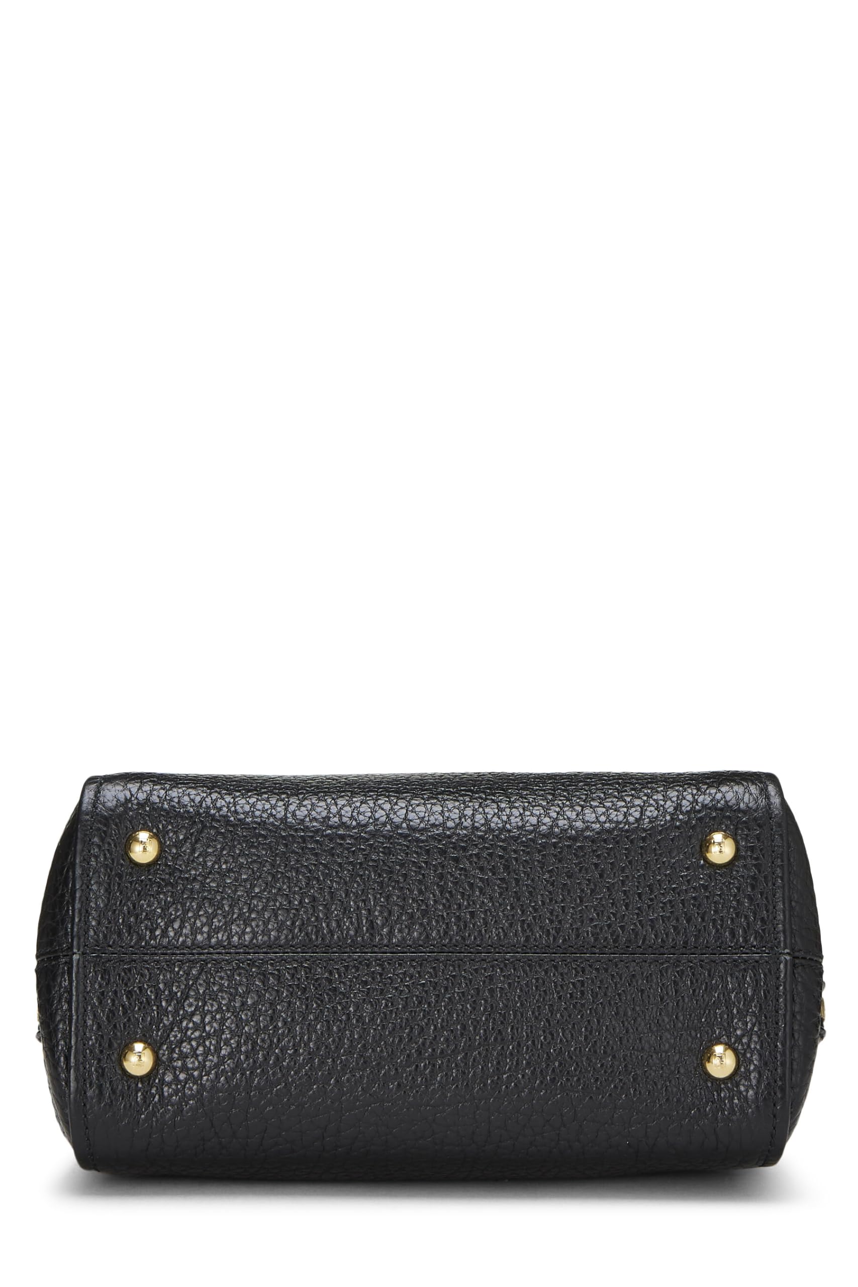 Fendi, Black Leather Chameleon Small, Black