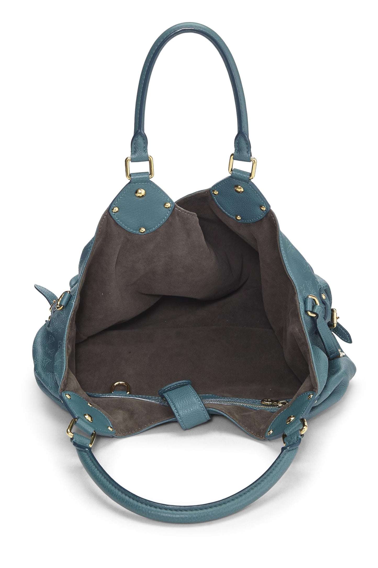 Louis Vuitton, Green Monogram Mahina Large, Green