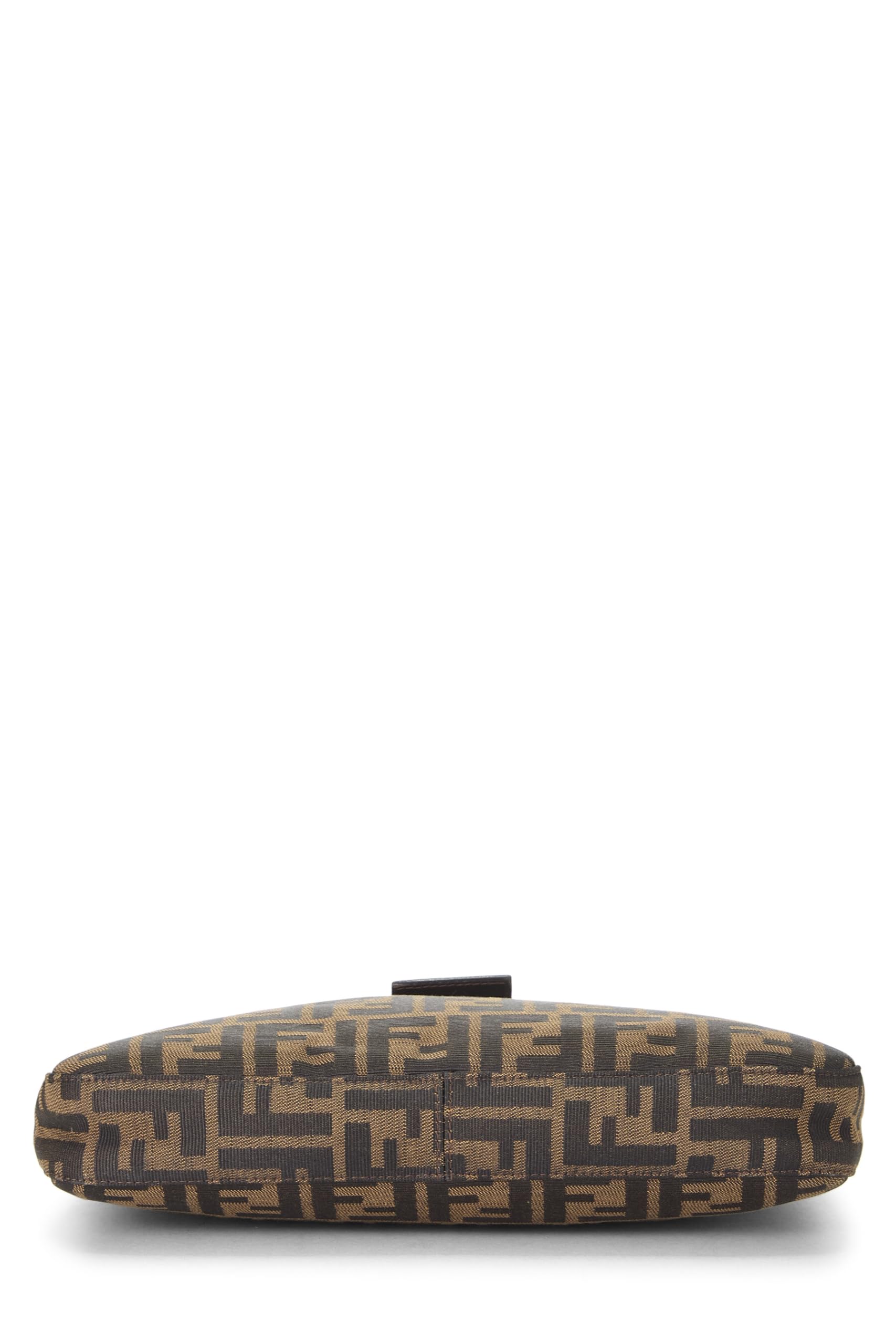 Fendi, Brown Zucca Canvas Shoulder Bag, Brown