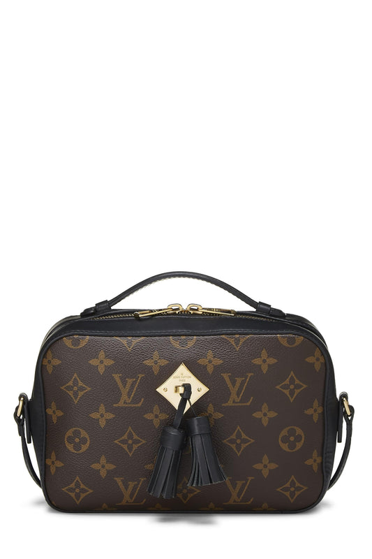 Louis Vuitton, Black Monogram Canvas Saintonge, Black