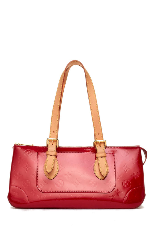 Louis Vuitton, Pomme D'amour Monogram Vernis Rosewood Avenue, Red