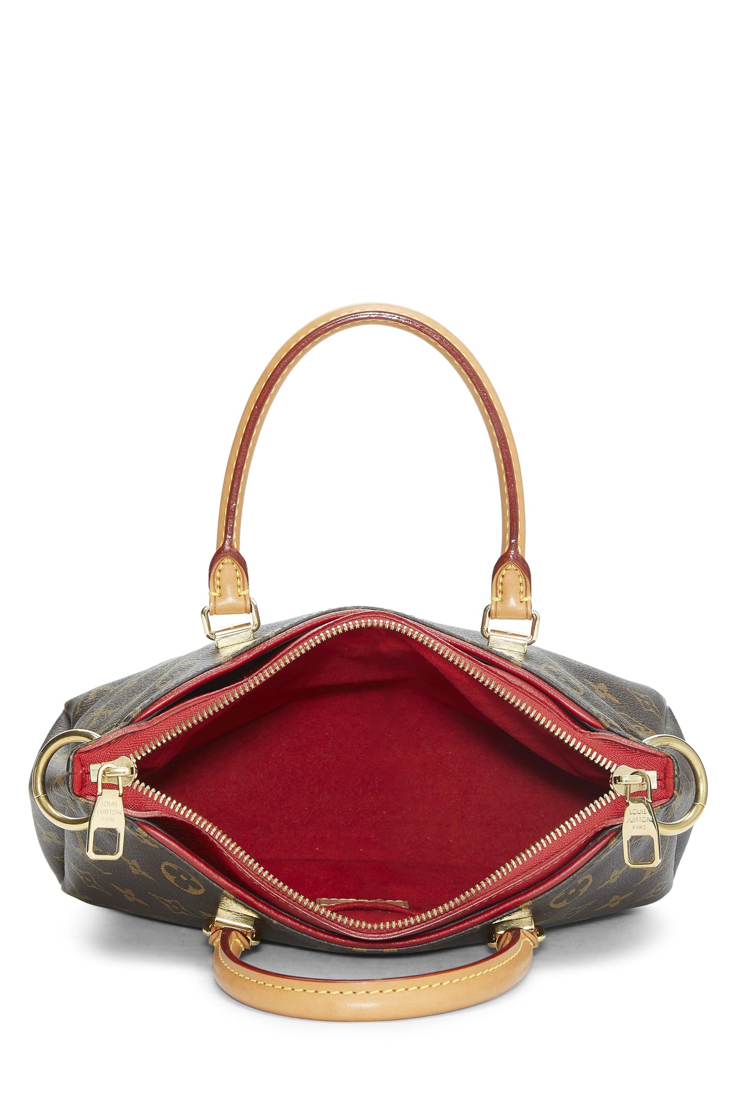Louis Vuitton, Red Monogram Canvas Pallas BB, Red