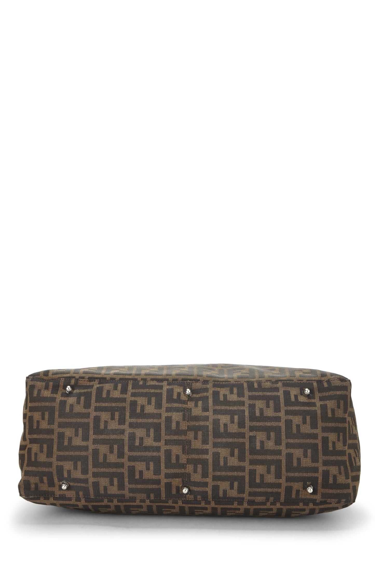 Fendi, Brown Zucca Canvas Handbag Large, Brown