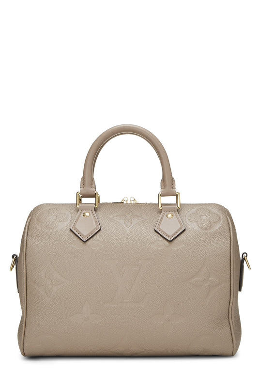 Louis Vuitton, Grey Monogram Empreinte Bandouliere 25, Grey