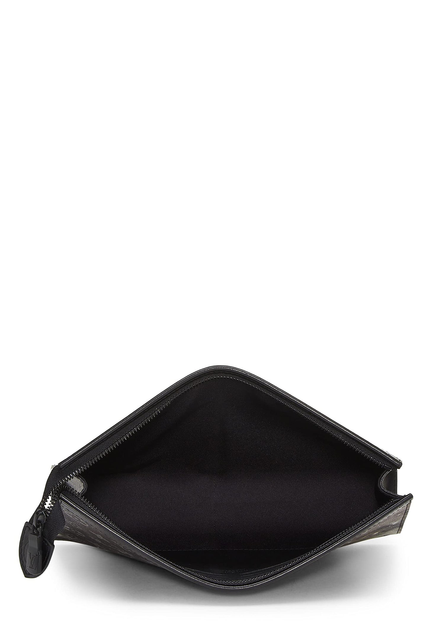 Louis Vuitton, Black Monogram Galaxy Pochette Voyage MM, Black