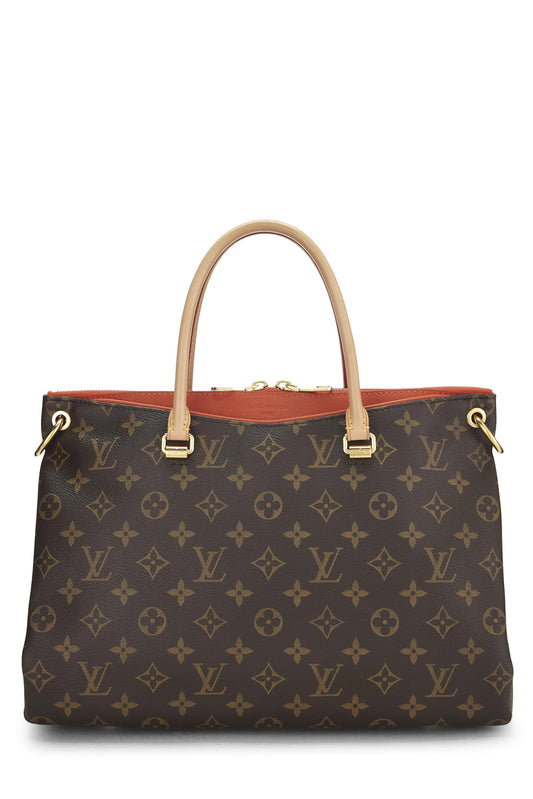 Louis Vuitton, Orange Monogram Canvas Pallas, Orange