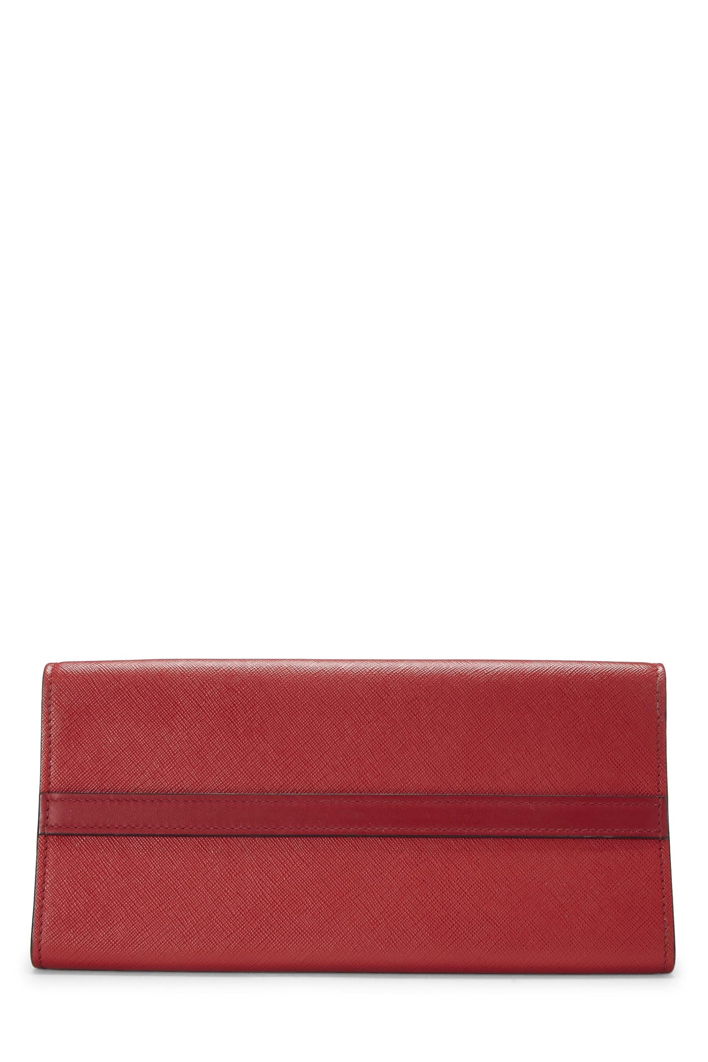 Prada, Red Saffiano Paradigme City Shoulder Bag Medium, Red