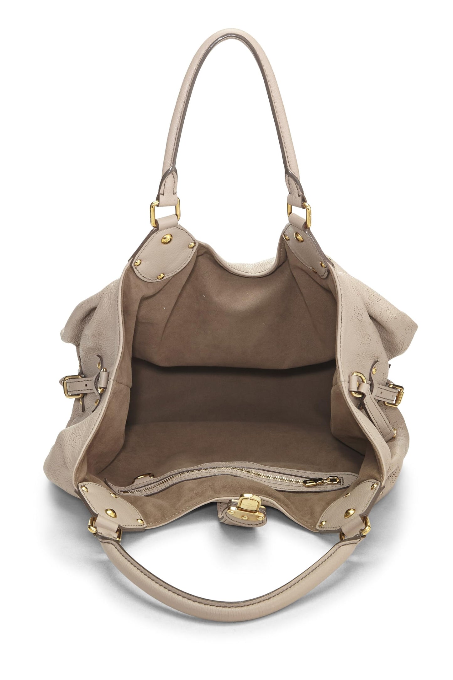 Louis Vuitton, Beige Monogram Mahina Large, Beige