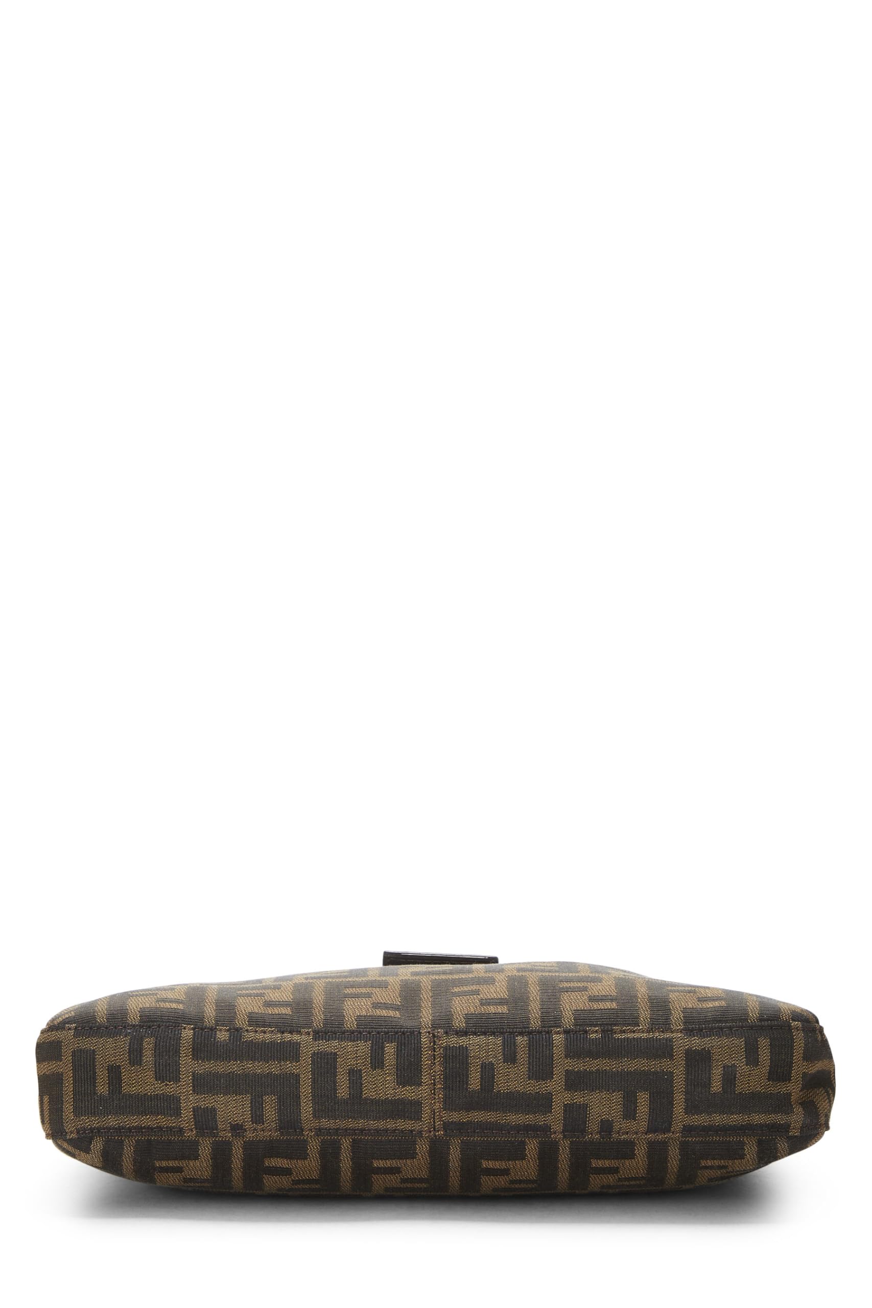Fendi, Brown Zucca Canvas Shoulder Bag, Brown