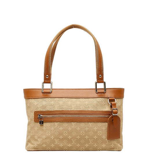 Louis Vuitton Monogram Mini Lucy UPM Shoulder Bag M92684 Beige Canvas Leather Louis Vuitton