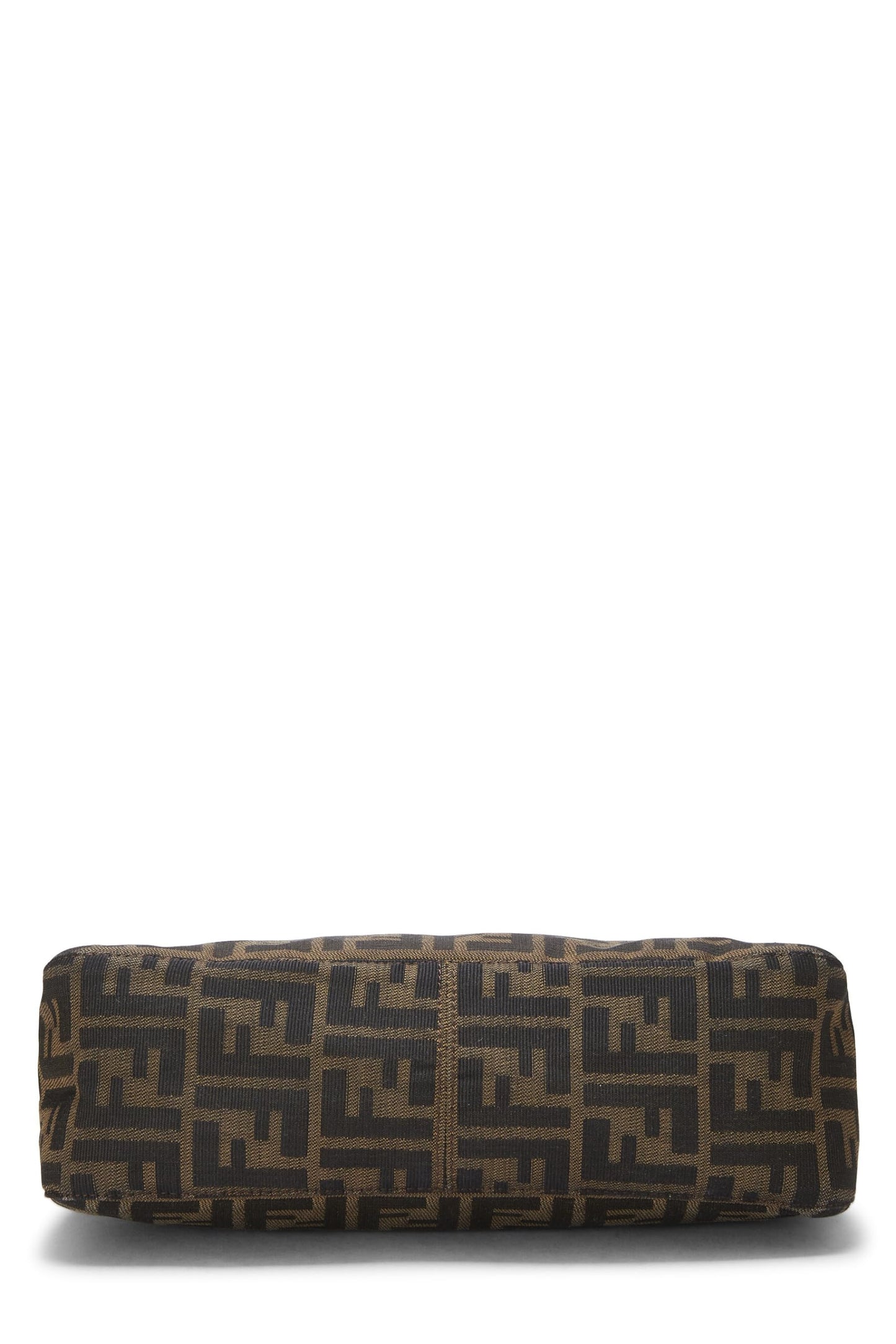 Fendi, Brown Zucca Canvas Shoulder Bag, Brown