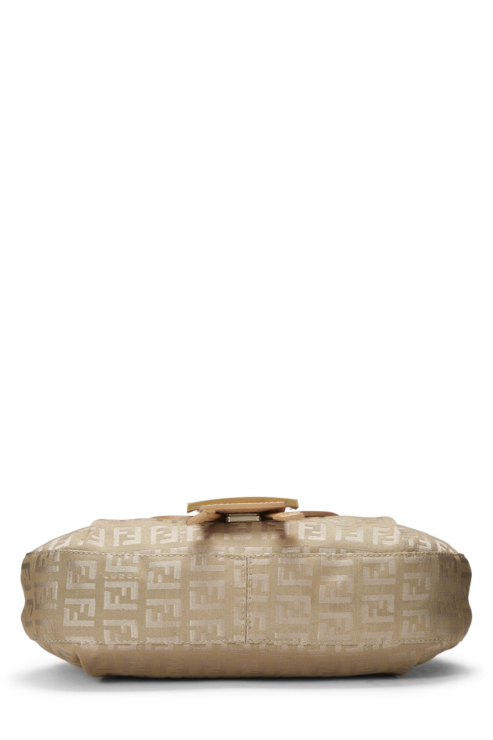 Fendi, Beige Nylon Zucchino Shoulder Bag, Beige