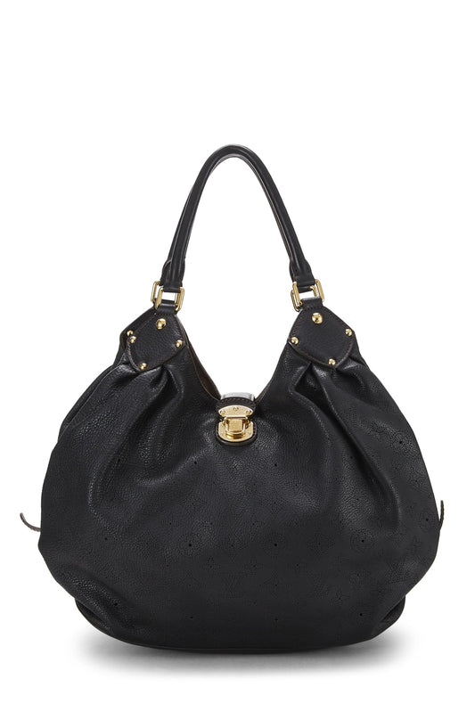 Louis Vuitton, Black Monogram Mahina Large, Black