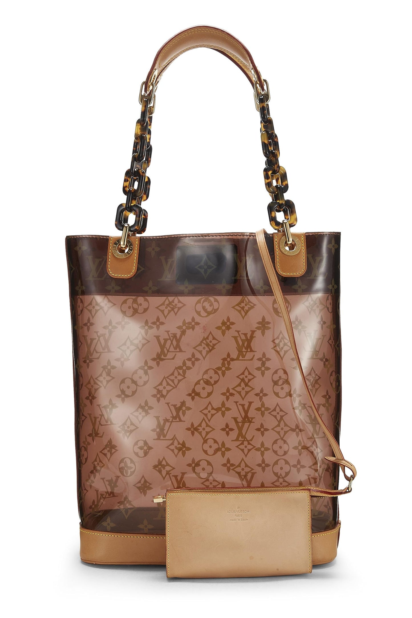Louis Vuitton, Monogram Ambre Vinyl Cabas MM, Brown