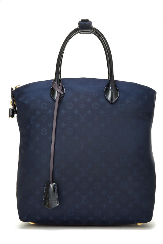 Louis Vuitton, Marine Blue Monogram Desire Vertical Lockit MM, Navy