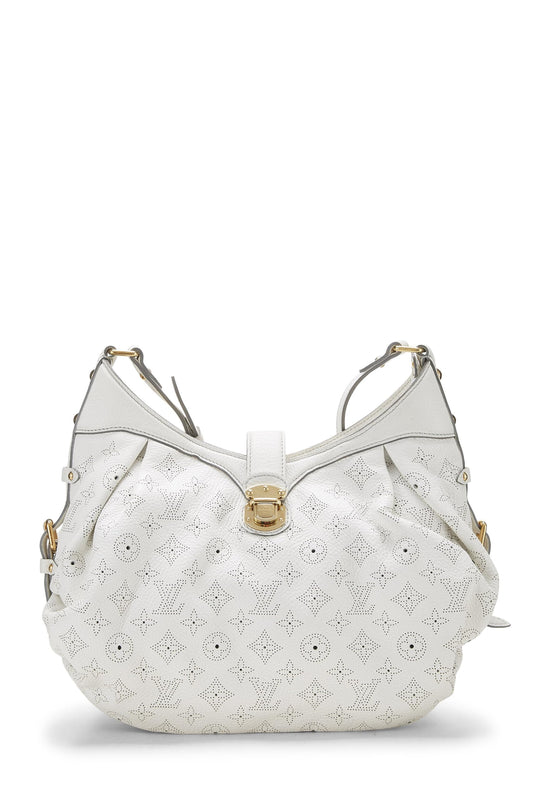 Louis Vuitton, White Monogram Mahina Leather XS, White
