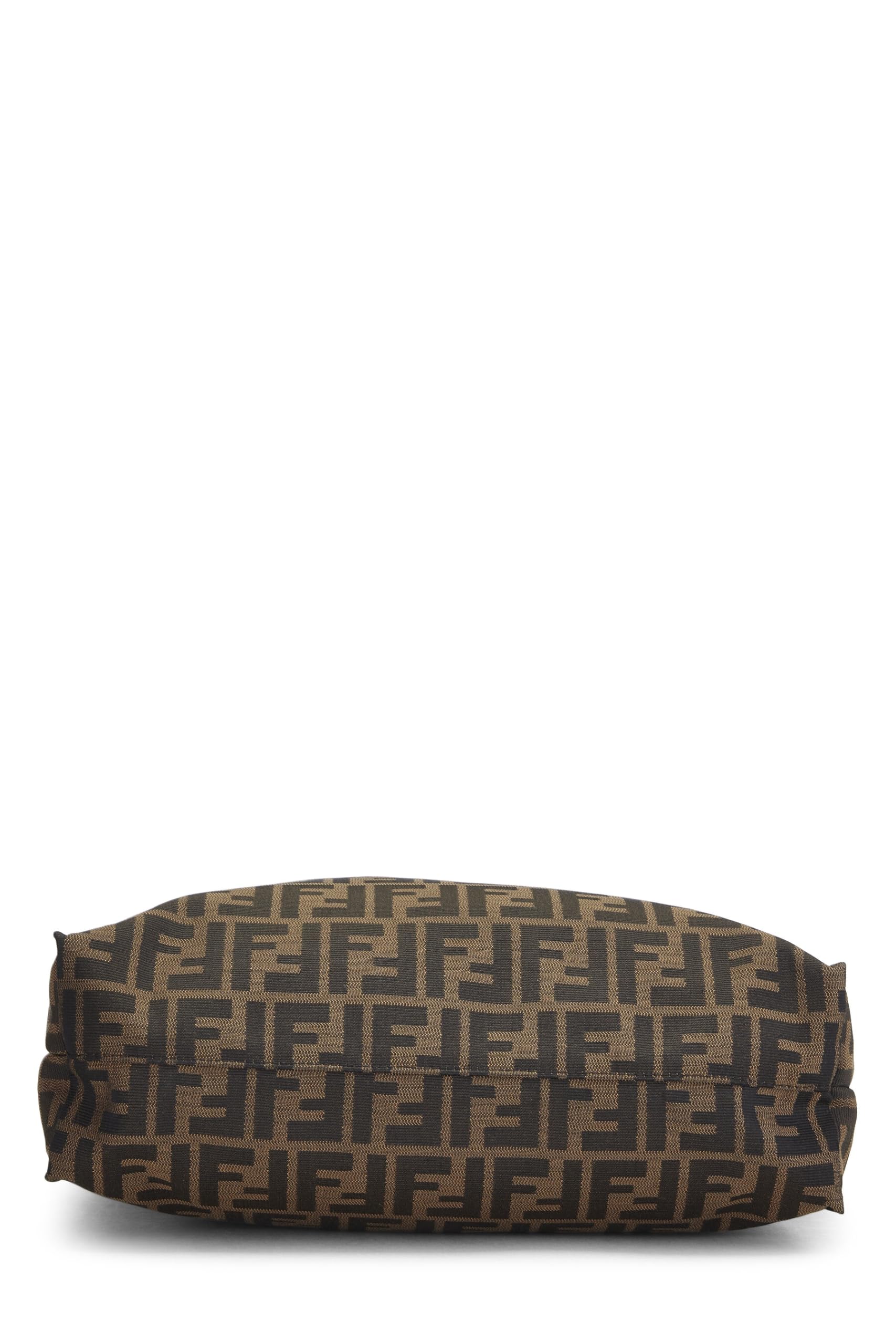 Fendi, Brown Zucca Canvas Vertical Tote Medium, Red