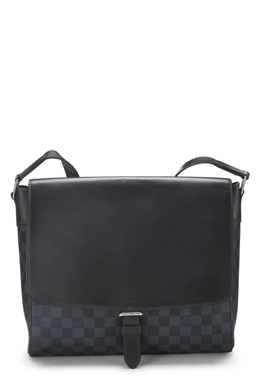 Louis Vuitton, Damier Cobalt Newport Messenger MM, Blue