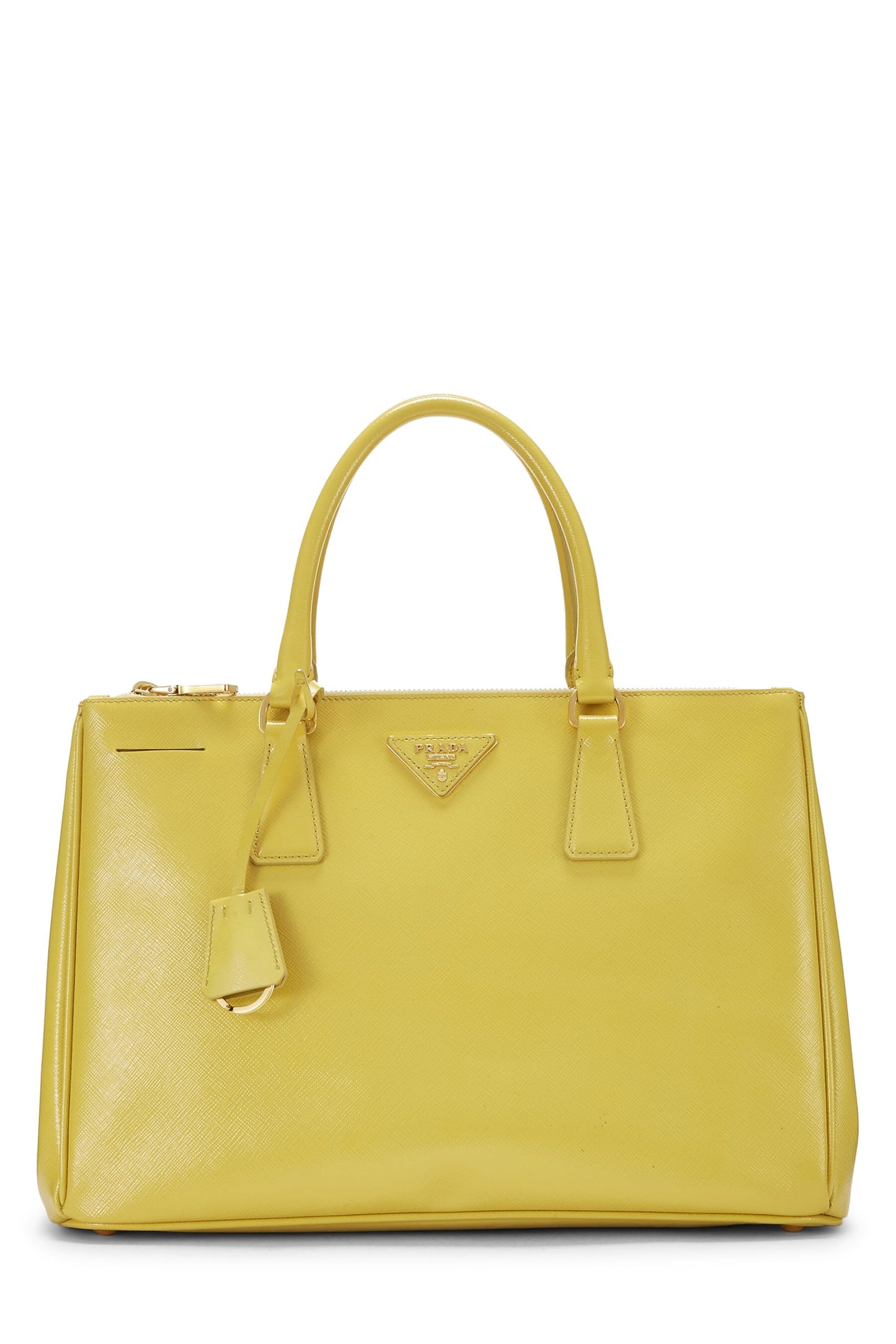 Prada, Yellow Saffiano Executive Tote Large, Yellow
