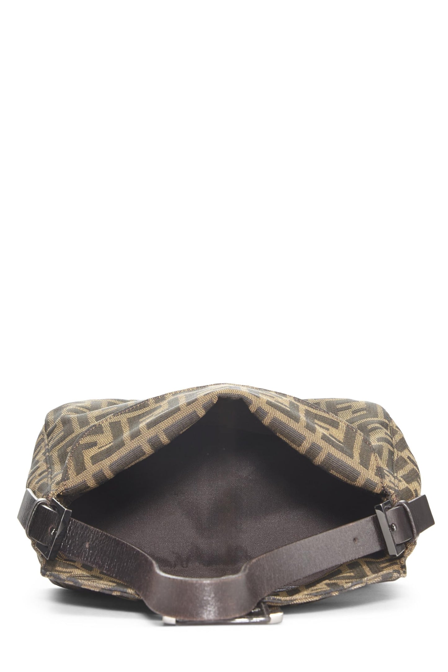 Fendi, Brown Zucca Shoulder Bag, Brown