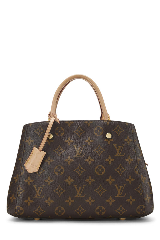 Louis Vuitton, Monogram Canvas Montaigne BB, Brown