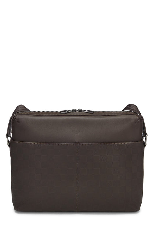 Louis Vuitton, Brown Damier Infini Calypso MM, Brown