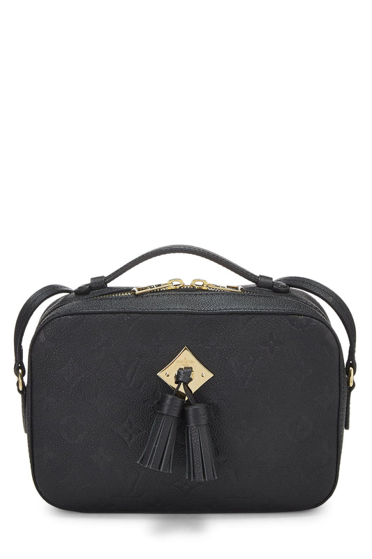 Louis Vuitton, Black Monogram Empreinte Saintonge, Black