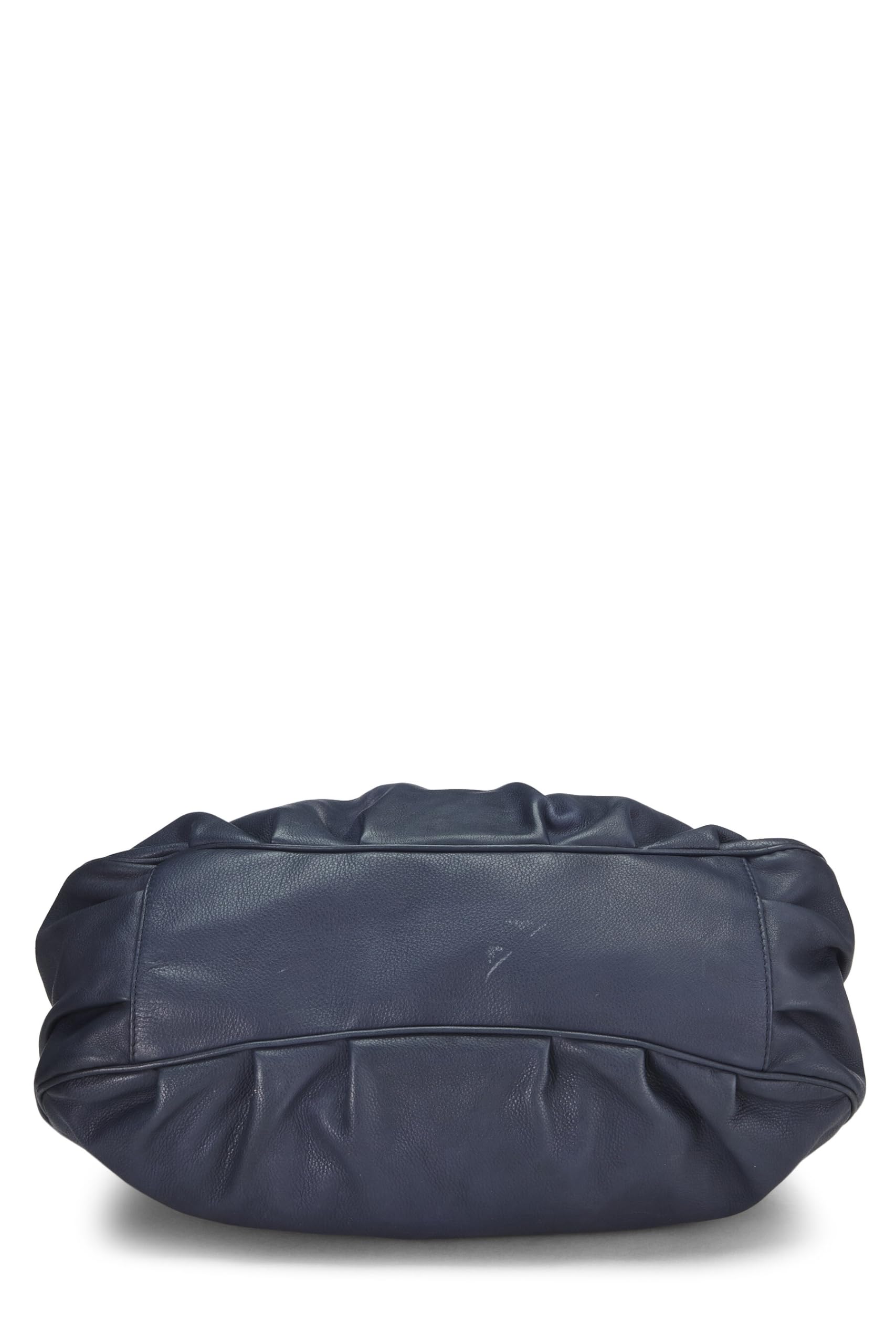 Fendi, Blue Leather Mia Large, Blue