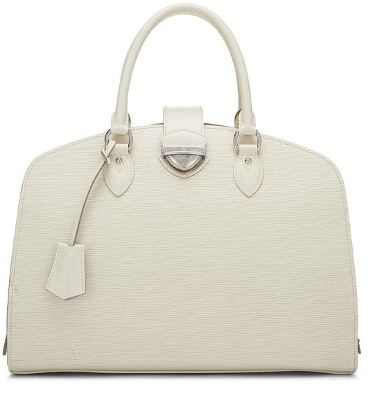 Louis Vuitton, White Epi Pont Neuf GM, White