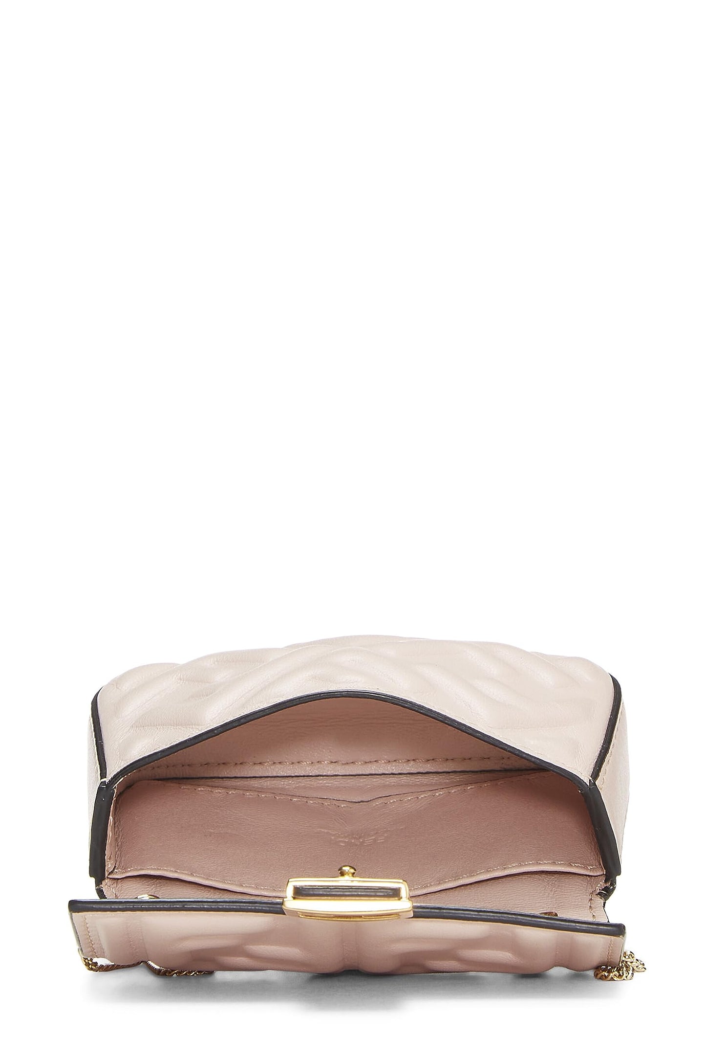 Fendi, Pink Embroidered Convertible Baguette Bag Charm Nano, Pink