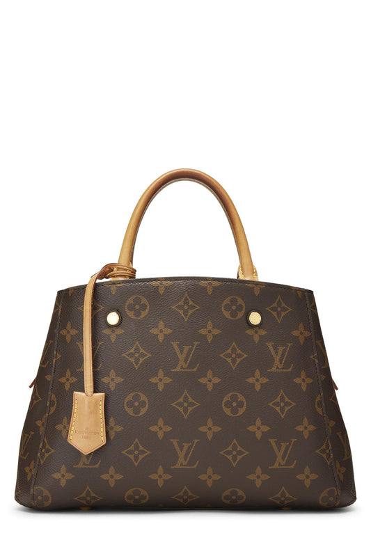 Louis Vuitton, Monogram Canvas Montaigne BB, Brown