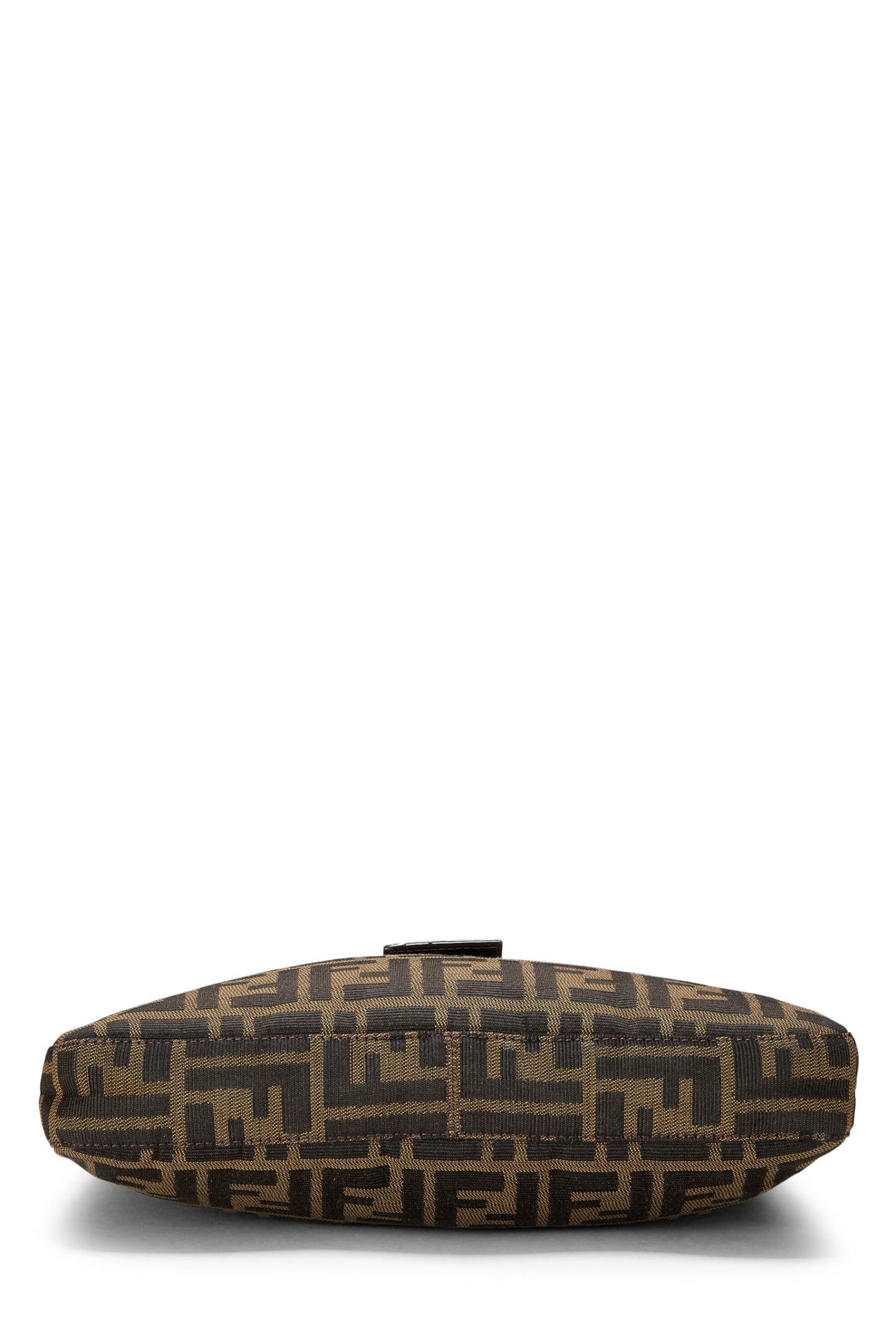 Fendi, Brown Zucca Canvas Shoulder Bag, Brown