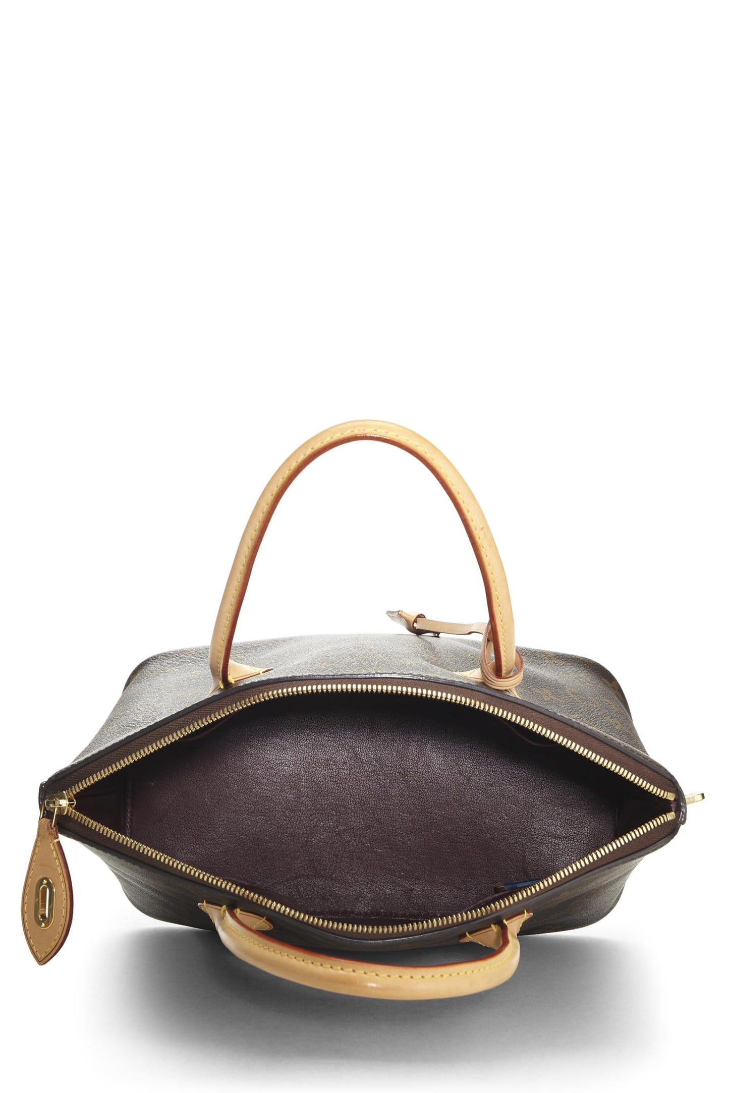 Louis Vuitton, Monogram Canvas LockIt Vertical MM NM, Brown