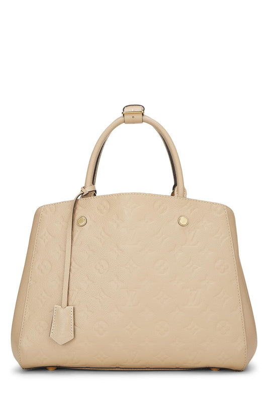 Louis Vuitton, Dune Monogram Empreinte Montaigne MM, Beige