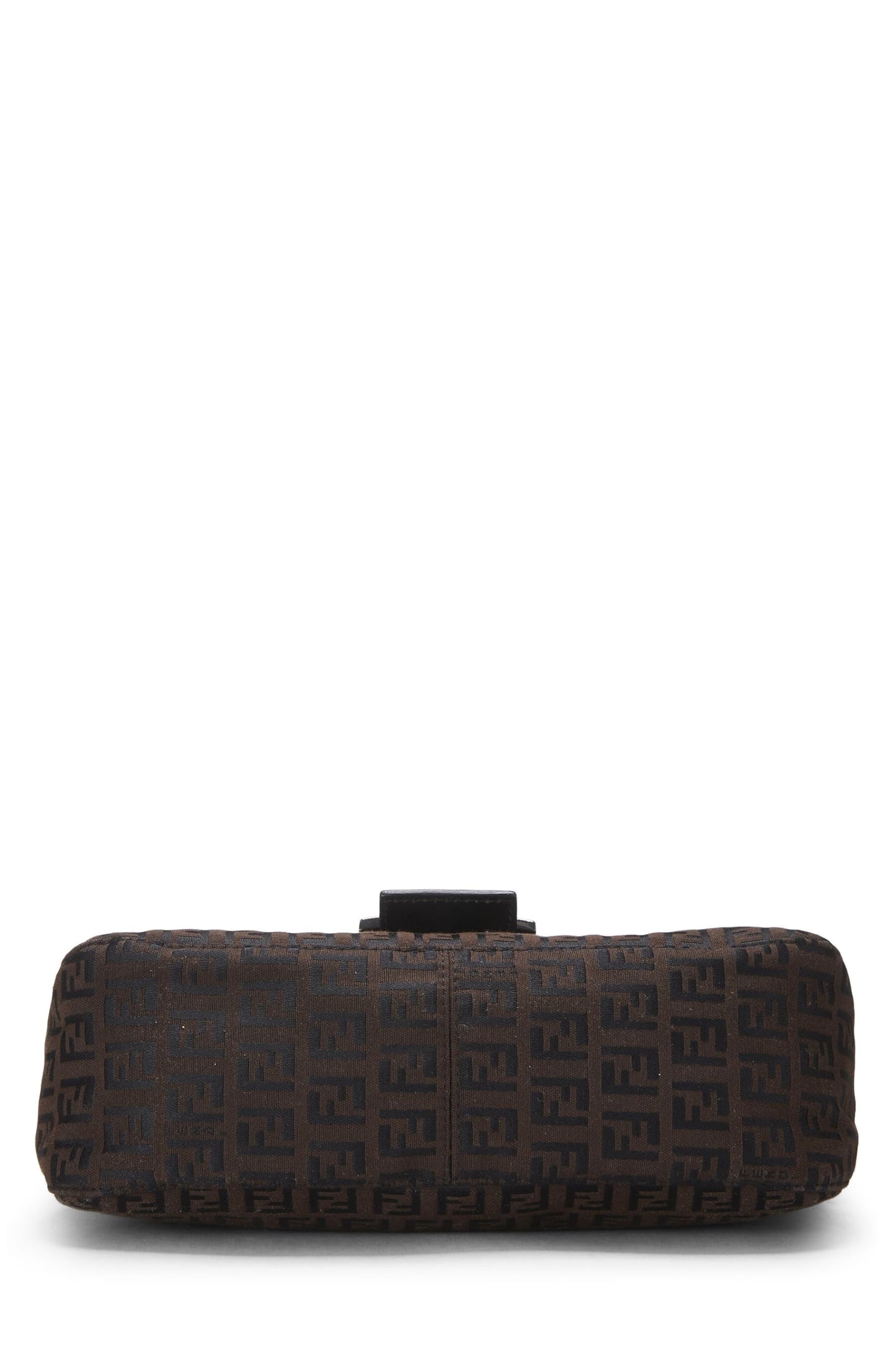 Fendi, Brown Nylon Zucchino Shoulder Bag, Brown