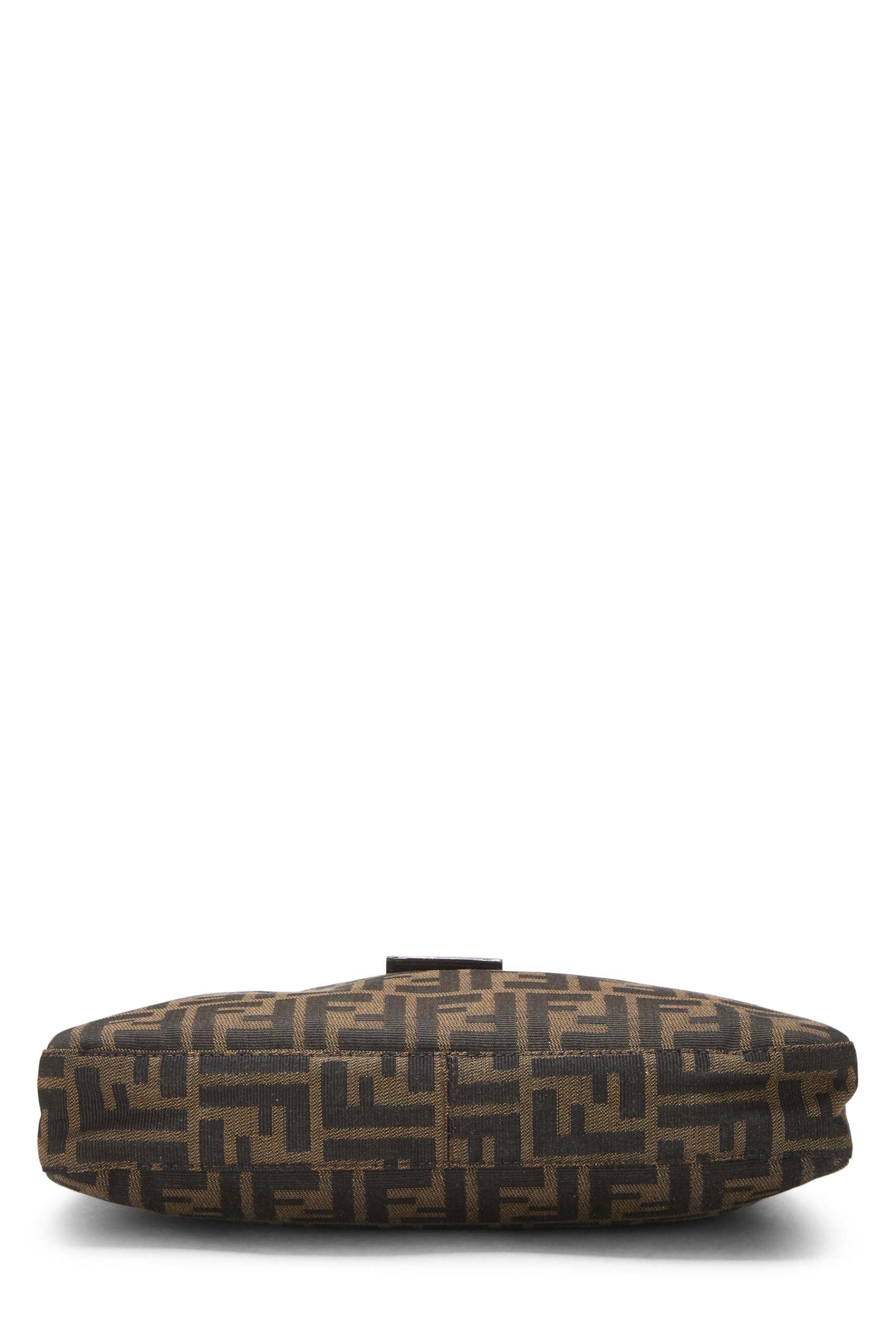 Fendi, Brown Zucca Canvas Shoulder Bag, Brown