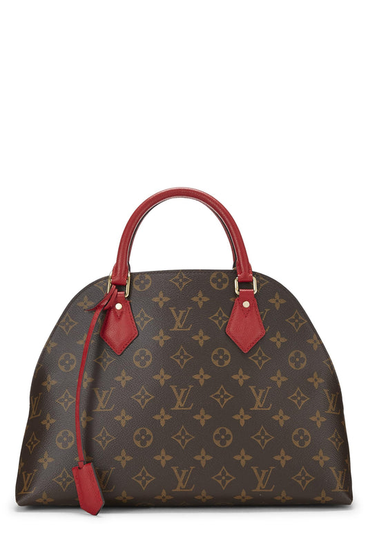 Louis Vuitton, Red Monogram Canvas Alma BNB, Red