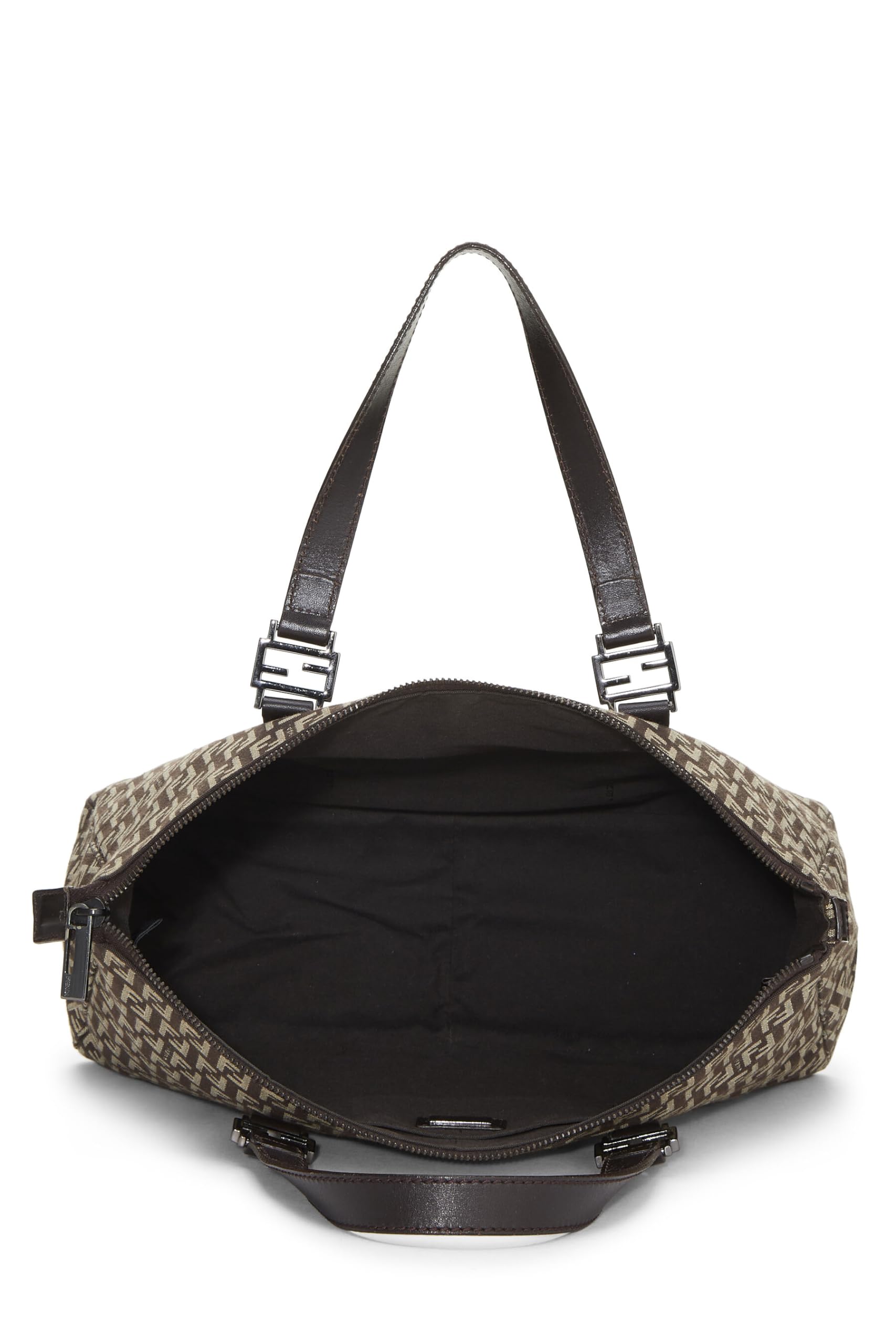 Fendi, Brown Zucchino Canvas Tote, Brown